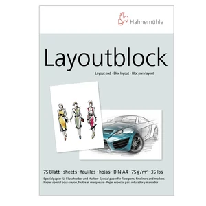 Hahnemühle Layout tömb filctollakhoz 75 g/m2