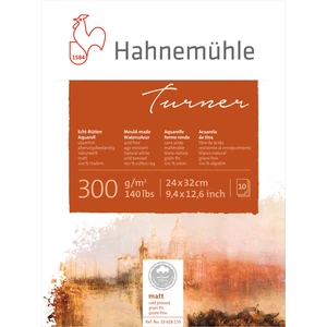 Hahnemühle William Turner mould made akvarell tömb, matt, 300 g/m2, 100% pamut