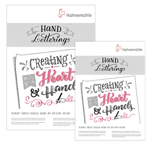 Hahnemühle Hand Lettering kalligráfia tömb 2 darab különböző méretű előnézeti képe