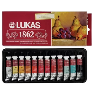 Lukas 1862 olajfesték készlet 12 × 10 ml
