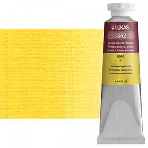 Olajfesték 37 ml Lukas 1862 olaj, 0045 Permanent Yellow light