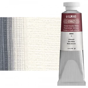 Olajfesték 37 ml Lukas 1862 olaj, 0004 Zinc White