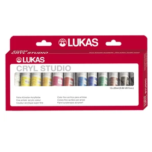 Lukas Cryl Studio akrilfesték készlet 12 × 20 ml