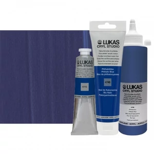 Lukas Cryl Studio művész akrilfesték 3 féle méretben különböző színekben színskálával