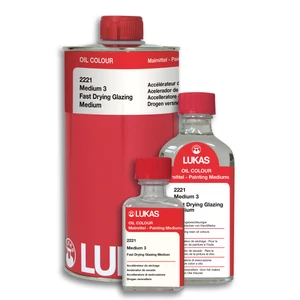 Lukas gyorsan száradó glazúr médium no. 3 ("gyantaolaj szín")