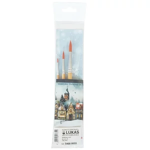 Lukas akvarell kezdő ecsetkészlet Christmas Set 3 darabos