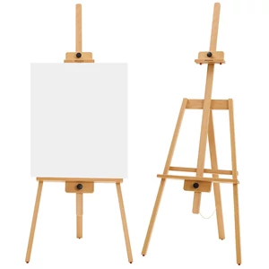 Meeden Economy műtermi festőállvány, háromlábú, bükkfa, natúr