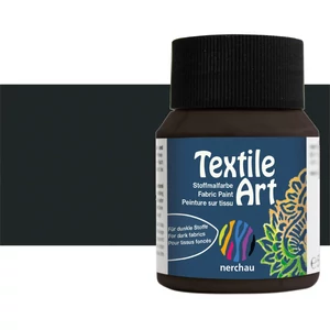 Művész textilfesték sötét textilhez 59 ml 706 Black Lukas-Nerchau