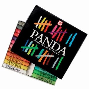 Panda olajpasztell készlet 24 db-os