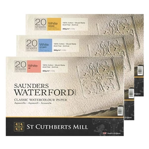 Saunders Waterford akvarelltömb 300 g mould-made 20 lap