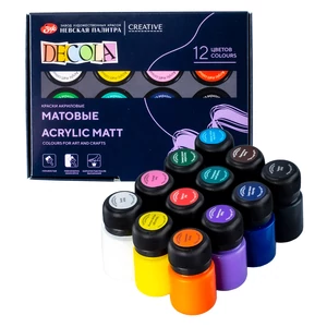 Decola matt hobby akrilfesték készlet 12 × 20 ml