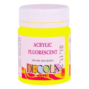 Decola hobby akrilfesték fluoreszkáló citrom, lemon 20 ml