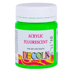 Decola hobby akrilfesték fluoreszkáló zöld, green light 20 ml