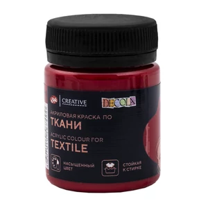Decola művész textilfesték 319 Carmine 50 ml
