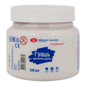 Nevskaya Palitra ecsetkész tempera (gouache) 500 ml, 104 White