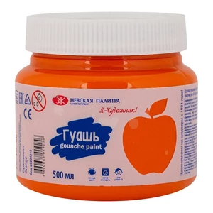 Nevskaya Palitra ecsetkész tempera (gouache) 500 ml, 315 Orange