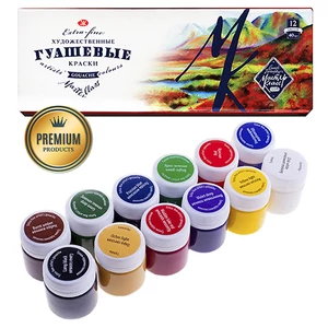 Master Class prémium gouache festékkészlet 12 × 40 ml