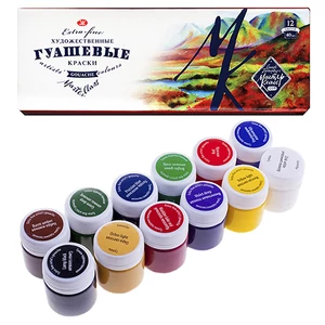 Master Class prémium gouache festékkészlet 12 × 40 ml