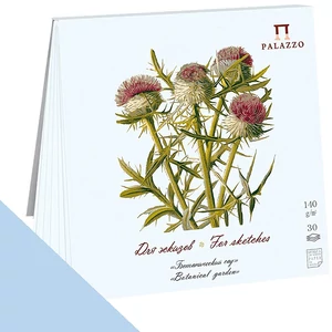 Palazzo Botanika színezett skicctömb bogáncs 140 g 21 × 21 cm
