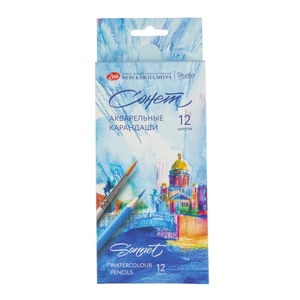 Sonnet 12 db-os akvarellceruza készlet Nevskaya Palitra