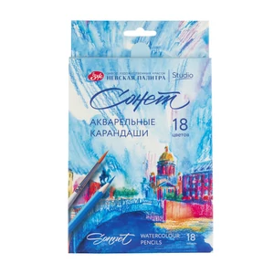 Sonnet 18 db-os akvarellceruza készlet Nevskaya Palitra