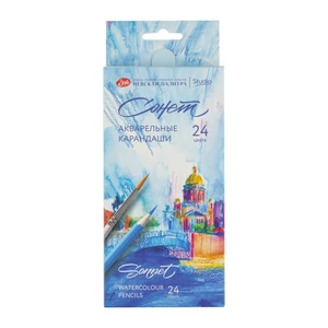 Sonnet 24 db-os akvarellceruza készlet Nevskaya Palitra