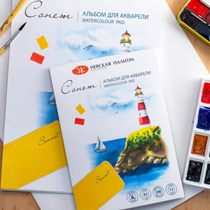 Sonnet akvarelltömb ragasztott