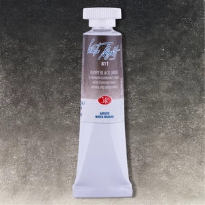 White Nights akvarellfesték 811 Ivory Black (hue) 10 ml tubus, St Petersburg