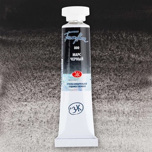 White Nights akvarellfesték 800 Mars Black 10 ml tubus, St Petersburg