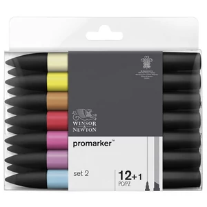 Promarker Winsor&Newton 12 db-os alap filctollkészlet + ajándék Blender 2-es SET Promarker Winsor&Newton 12 db-os alap filctollkészlet + ajándék Blender 2-es SET