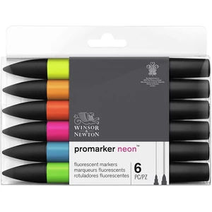 Promarker Winsor&Newton 6 db-os neon filctoll készlet Promarker Winsor&Newton 6 db-os neon filctoll készlet