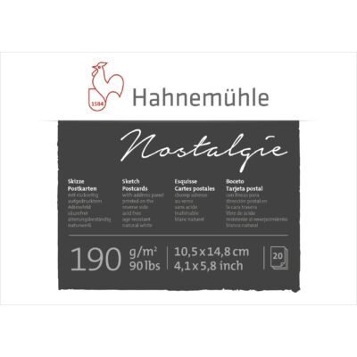 Hahnemühle Nostalgie képeslaptömb 190 g/m2