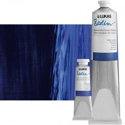 Lukas Berlin 37 ml-es és 200 ml-es művész olajfesték tubusok színminta előtt