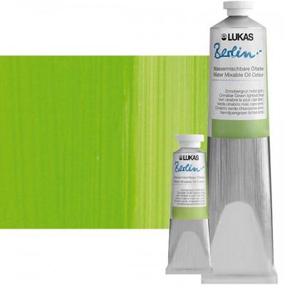 Lukas Berlin 37 ml-es és 200 ml-es művész olajfesték tubusok színminta előtt