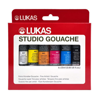 Lukas Studio Gouache 6 × 20 ml Set