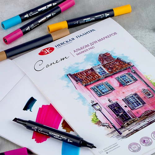 Tömbök markerekhez, filctollakhoz