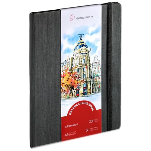 Hahnemühle akvarell könyv 200 g watercolour book A5, álló