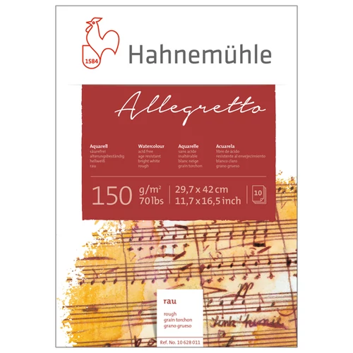 Hahnemühle Allegretto 150 gsm rough pad A3