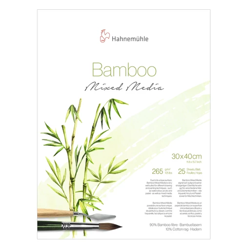 Hahnemühle Bamboo mixed media bambusz tömb 30 × 40 cm