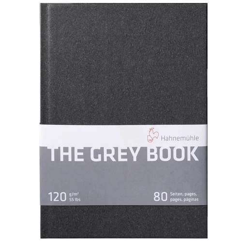 Hahnemühle Grey Book szürke tónusú vázlattömb 120 g A5