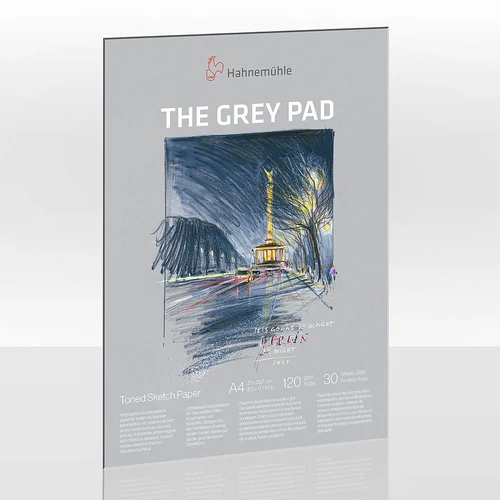 Hahnemühle Grey pad szürke tónusú vázlattömb 120 g A4