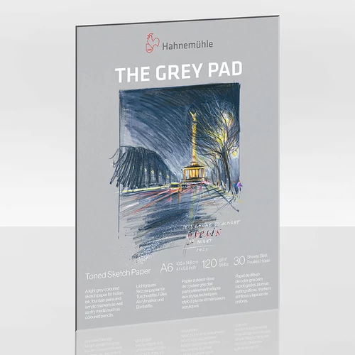 Hahnemühle Grey pad szürke tónusú vázlattömb 120 g A5