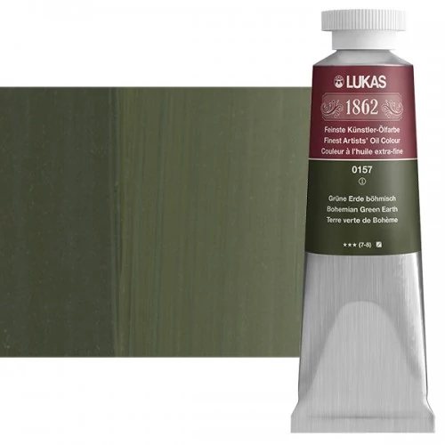 Olajfesték 37 ml Lukas 1862 olaj, 0157 Bohemian Green Earth