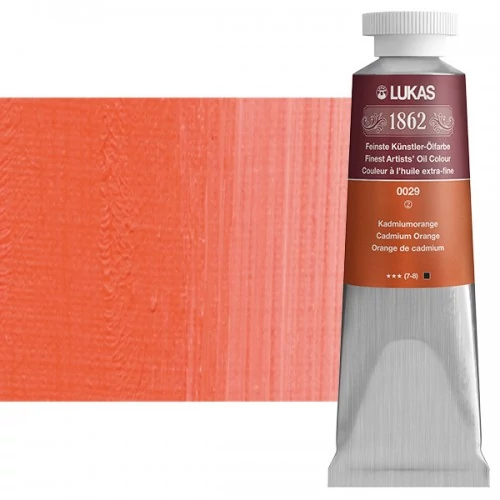 Olajfesték 37 ml Lukas 1862 olaj, 0029 Cadmium Orange