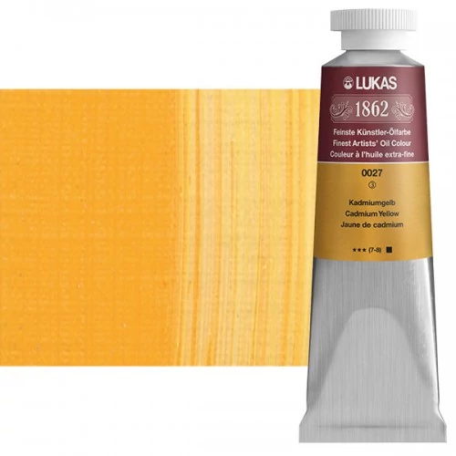 Olajfesték 37 ml Lukas 1862 olaj, 0027 Cadmium Yellow