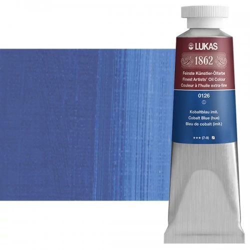 Olajfesték 37 ml Lukas 1862 olaj, 0126 Cobalt Blue (hue)