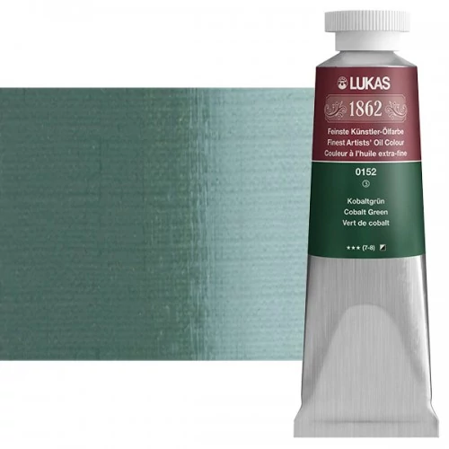 Olajfesték 37 ml Lukas 1862 olaj, 0152 Cobalt Green