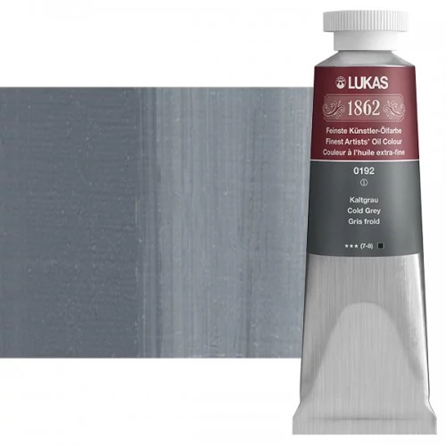 Olajfesték 37 ml Lukas 1862 olaj, 0192 Cold Grey