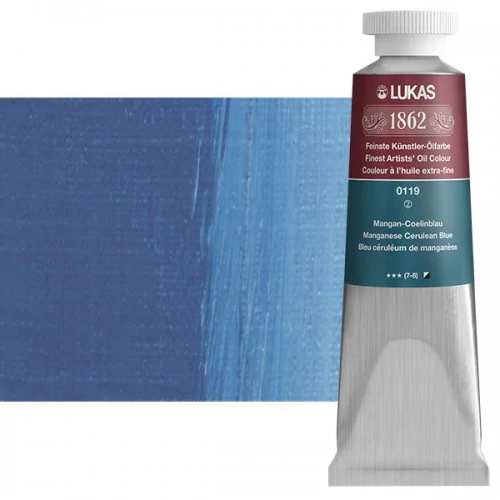 Olajfesték 37 ml Lukas 1862 olaj, 0119 Manganese Cerulean Blue