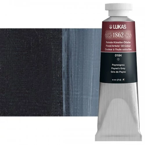 Olajfesték 37 ml Lukas 1862 olaj, 0184 Payne's Grey